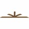 Ekena Millwork Richland Timber Gable Bracket, Western Red Cedar, 108"W x 31 1/2"H x 1 1/2"D x 5 1/2"F, 7/12 Pitch GBW108X31X0206RIC00SWR - alternate 5
